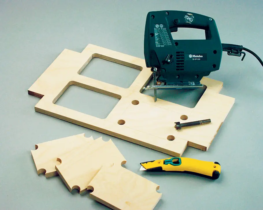 Gartengerätehalter bauen – Schritt 2 von 3