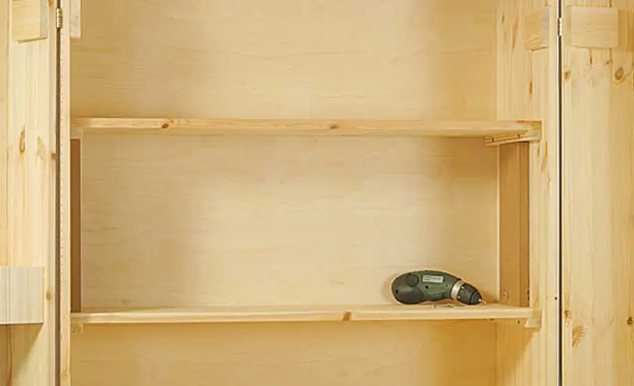 Holz-Geräteschuppen: Schritt 18 von 26 Geräteschuppen aus Holz