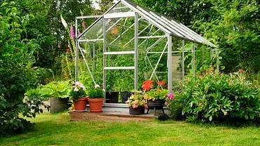 Gewächshaus in Garten - Foto: iStock/a40757 Gewächshaus in Garten - Foto: iStock/a40757