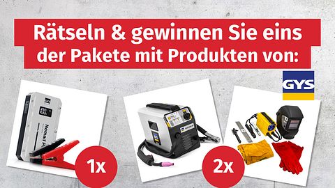 GYS Gewinnspiel Preise im Überblick - Foto: Hersteller / GYS