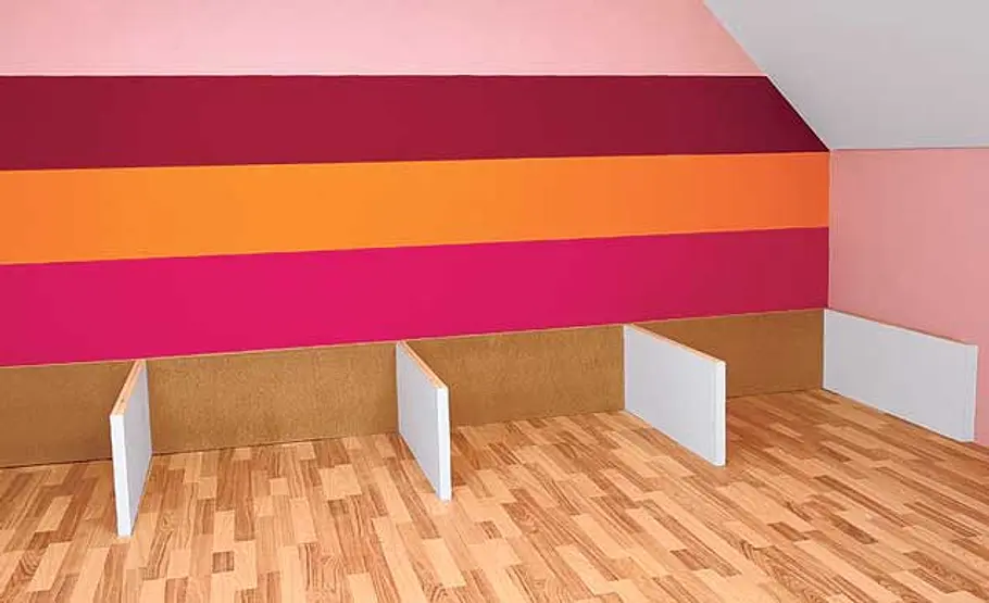 Dachschräge-Regal: Schritt 6 von 30 Podest aufbauen