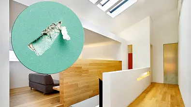 Gipskartonwand reparieren Gipskartonwand reparieren