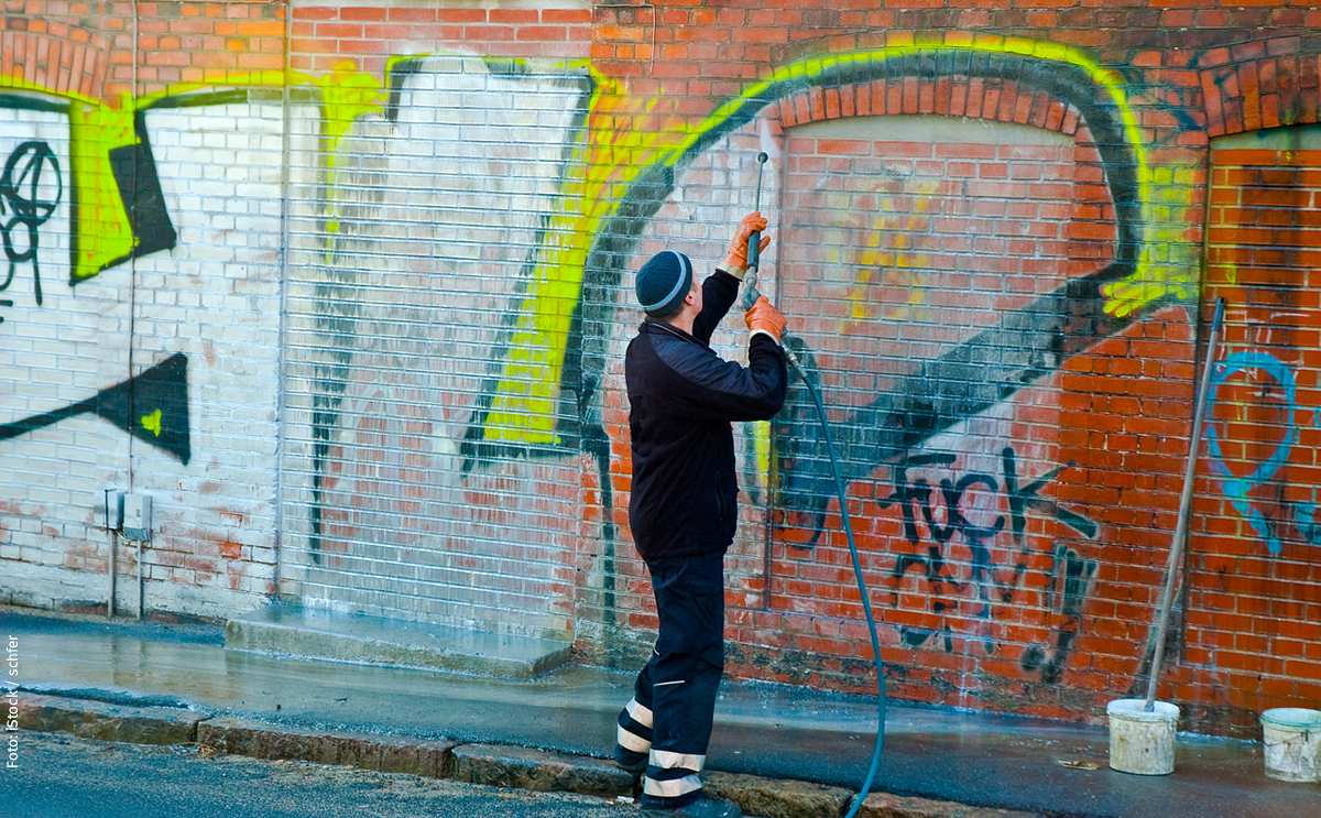 Graffiti entfernen