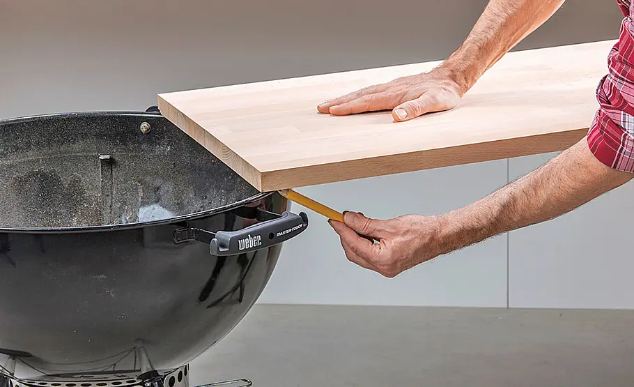 Grill: Ablagetisch bauen Ablage fürs Grillen