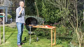 Ablage fürs Grillen Ablage fürs Grillen