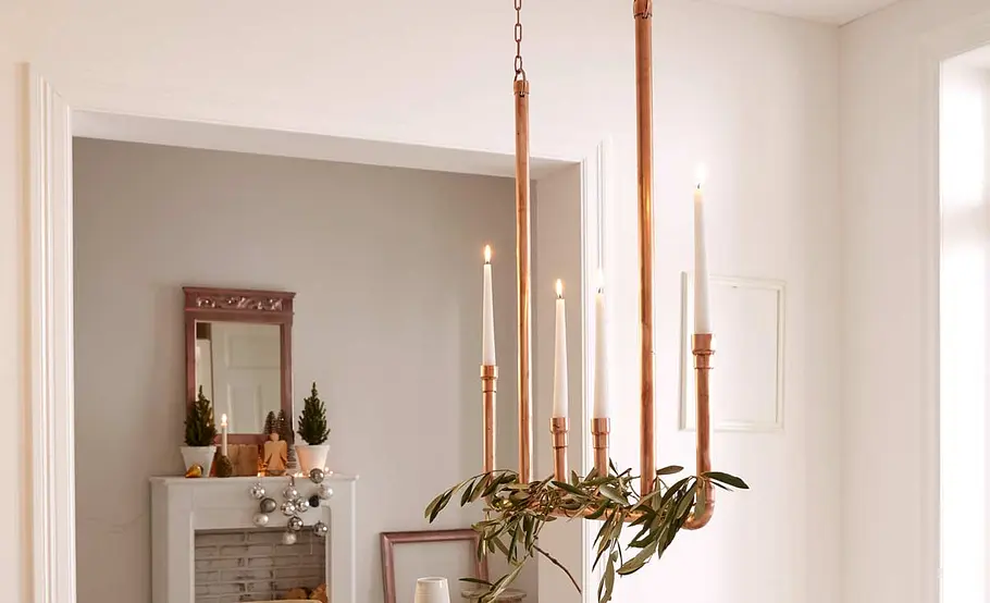 Hängender Adventskranz