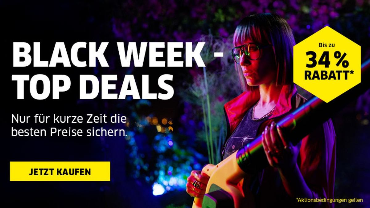 Black Deals bei KÄRCHER