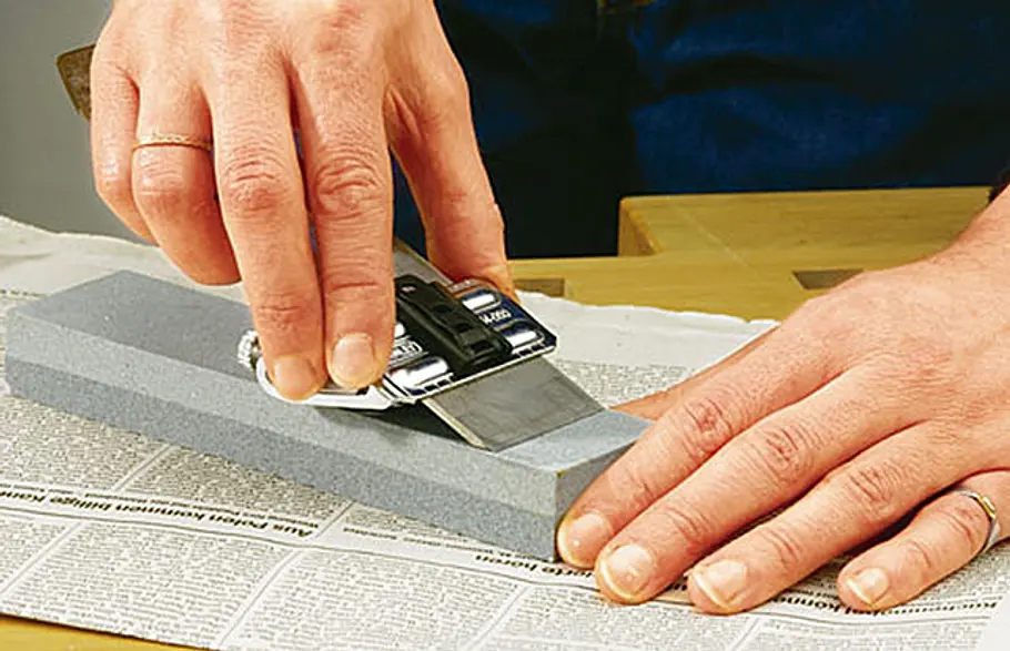 Hobelmesser abziehen Hobelmesser schleifen
