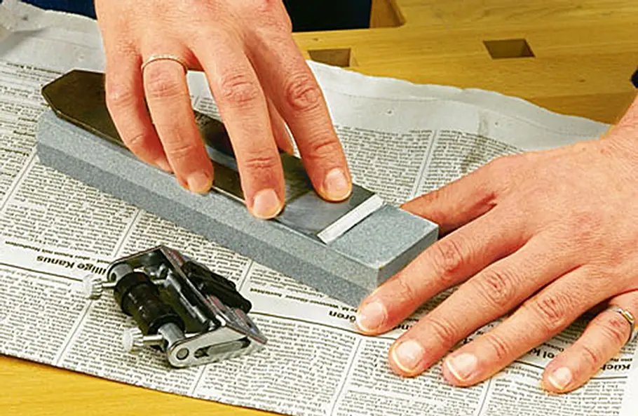 Hobelmesser abziehen Hobelmesser schleifen