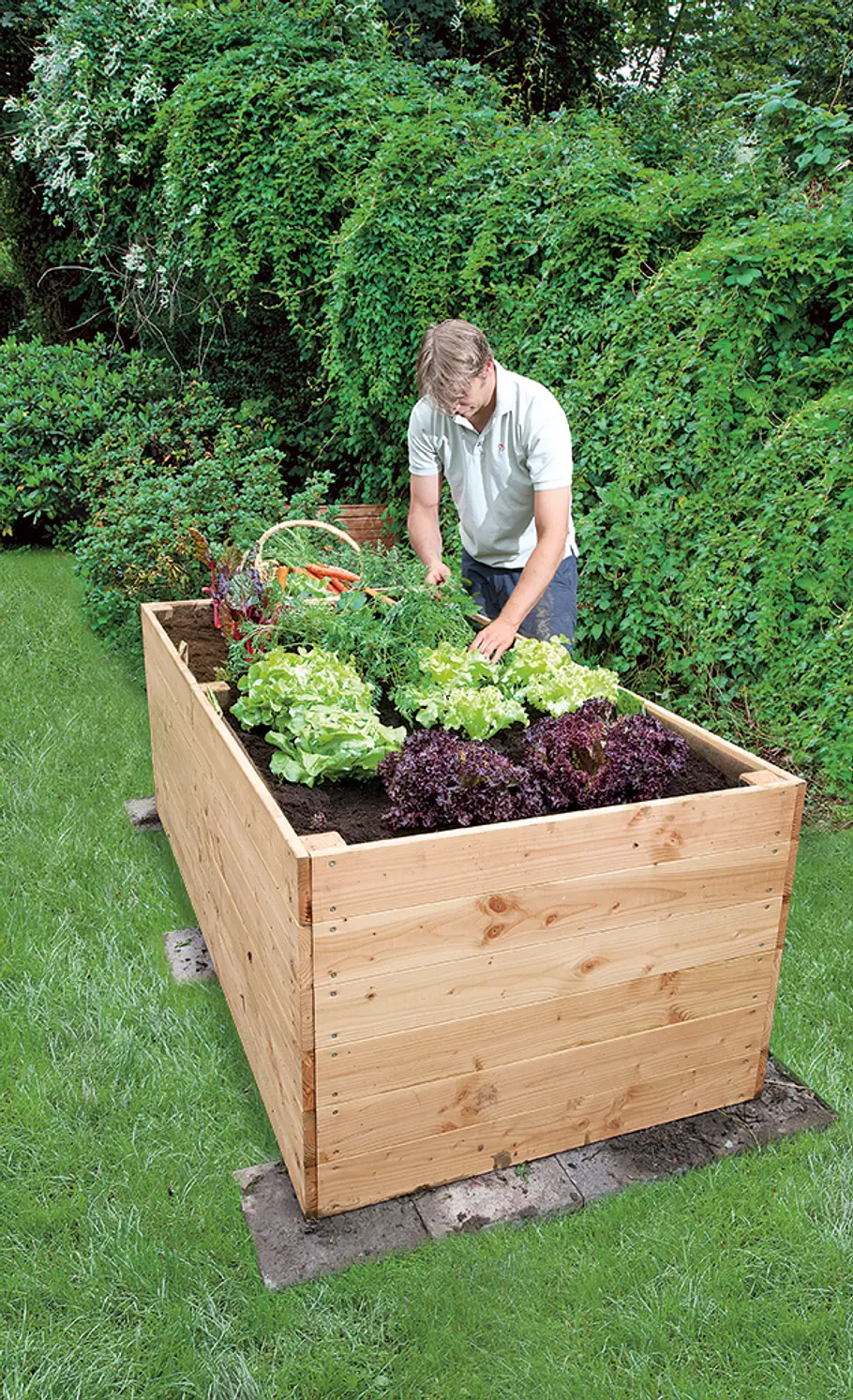 Hochbeet selber bauen Bauanleitung