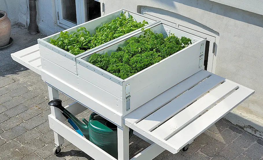 Kräuterhochbeet selber bauen Kräuterkasten: Hochbeet bauen