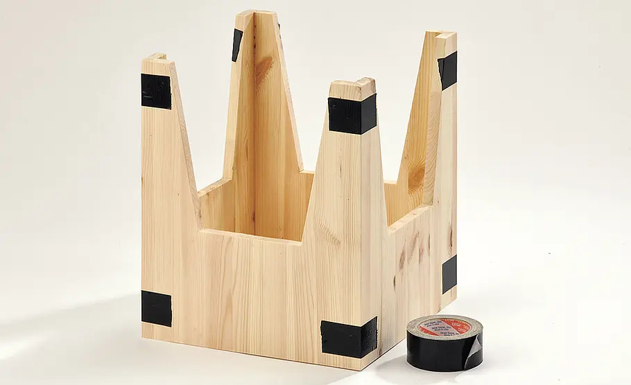 Unser Hocker bietet viel Stauraum Sitzhocker bauen