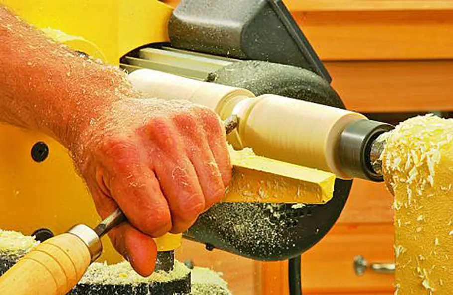 Hohlkehle drechseln Holz drechseln