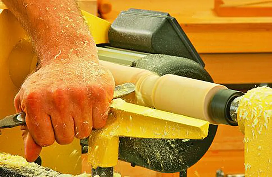 Hohlkehle drechseln Holz drechseln