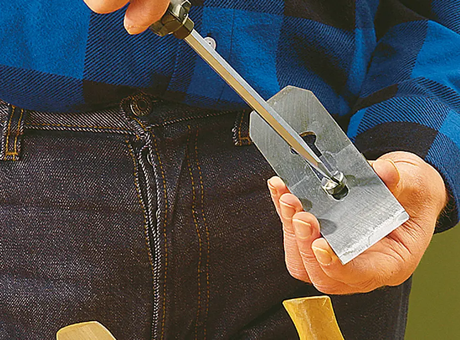 Holzhobel einstellen Holz hobeln