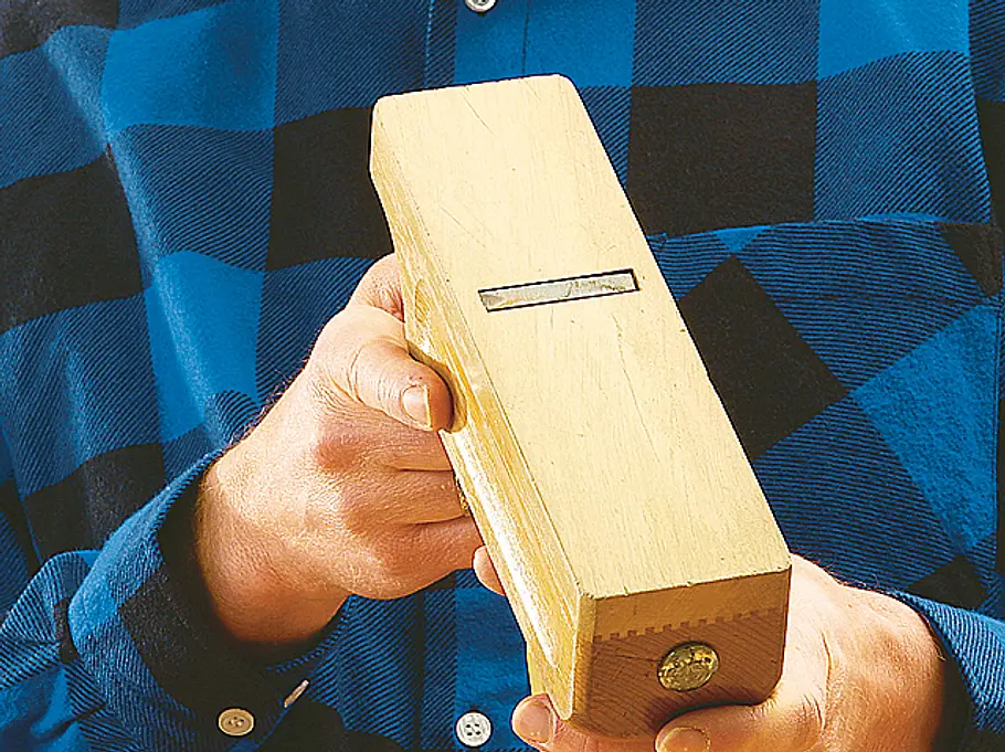 Holzhobel einstellen Holz hobeln