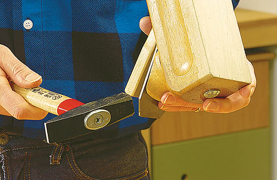 Holzhobel einstellen Holz hobeln