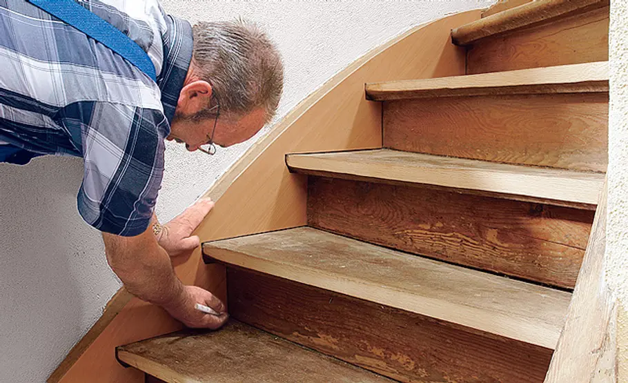 Holztreppenrenovierung: Schritt 14 von 40 Holztreppe renovieren