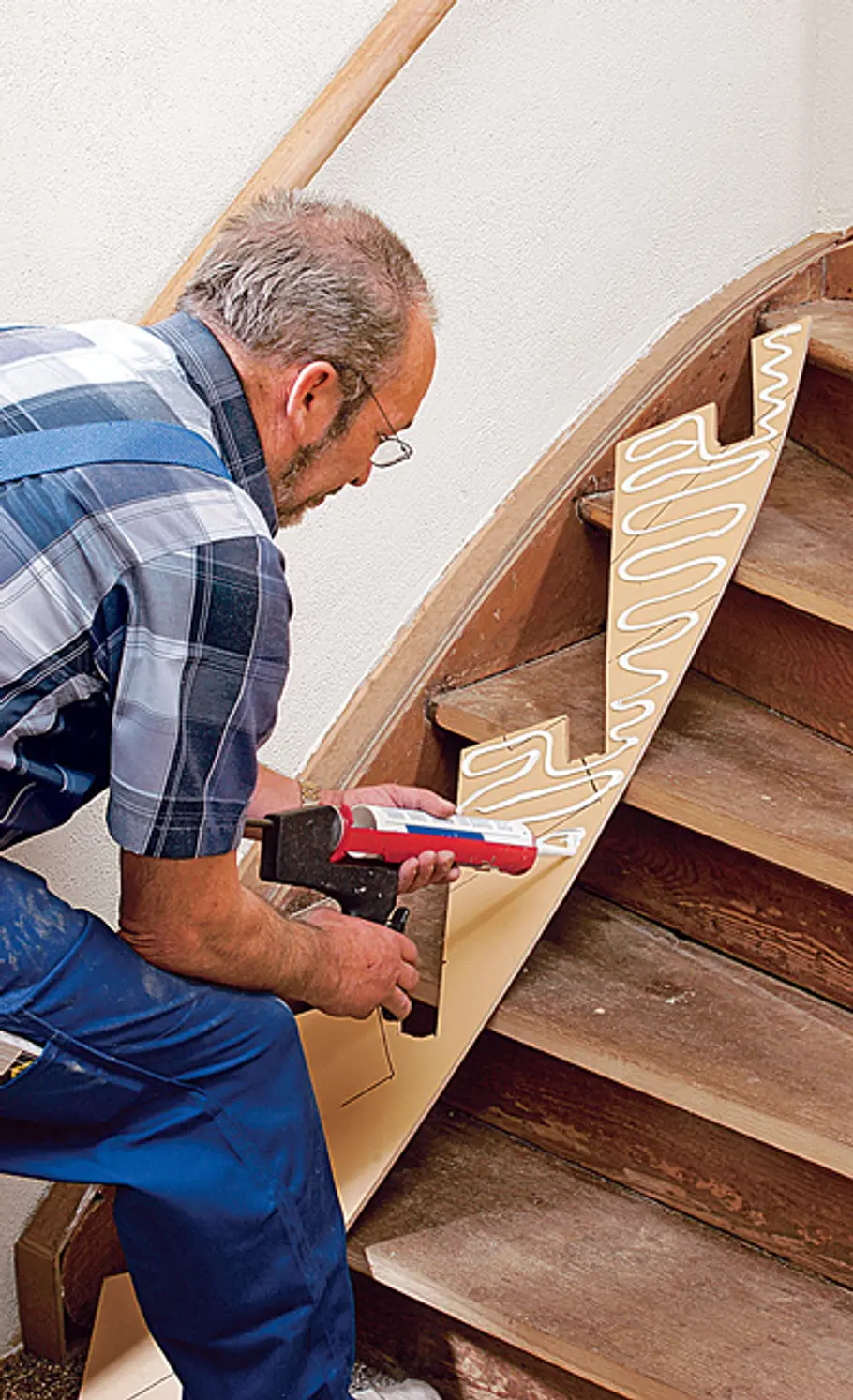 Holztreppenrenovierung: Schritt 15 von 40 Holztreppe renovieren