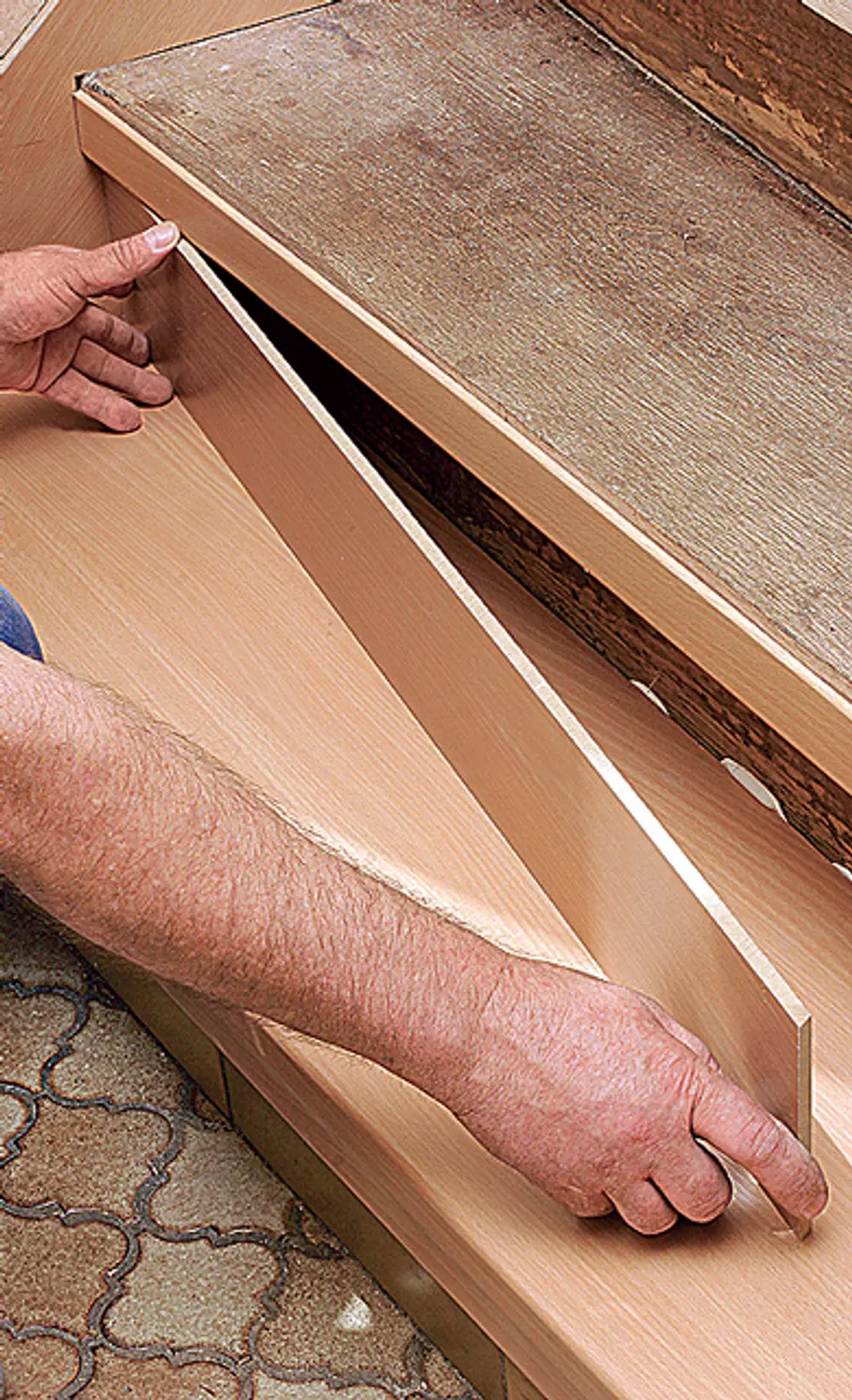 Holztreppenrenovierung: Schritt 33 von 40 Holztreppe renovieren