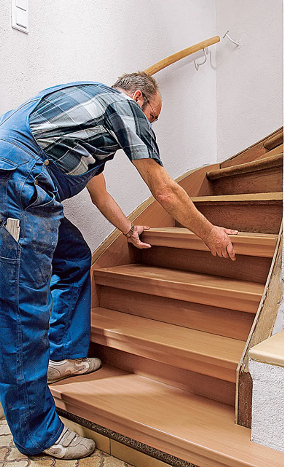 Holztreppenrenovierung: Schritt 34 von 40 Holztreppe renovieren