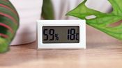 Ein Hygrometer steht auf dem Tisch. - Foto: Imago Images/ imagebroker