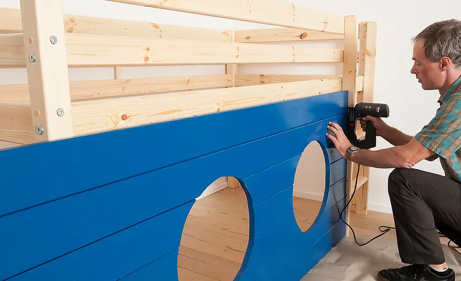 Schiff-Hochbett bauen
