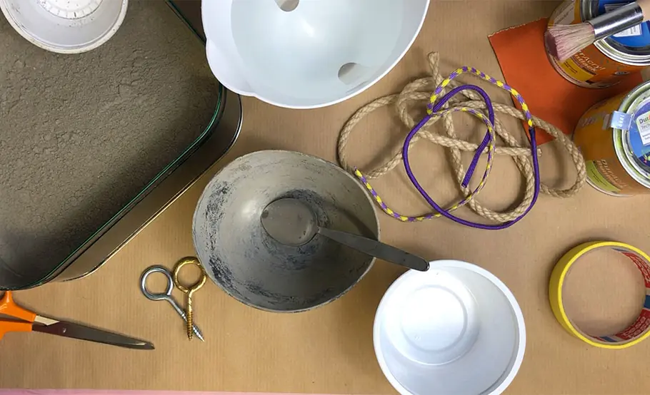 Türstopper aus Beton selber machen