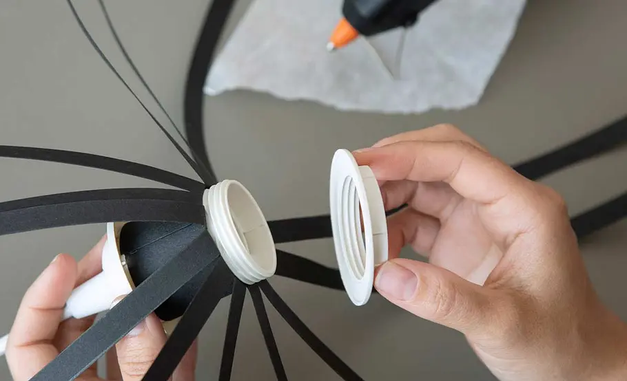 Pendelleuchten aus Papier basteln