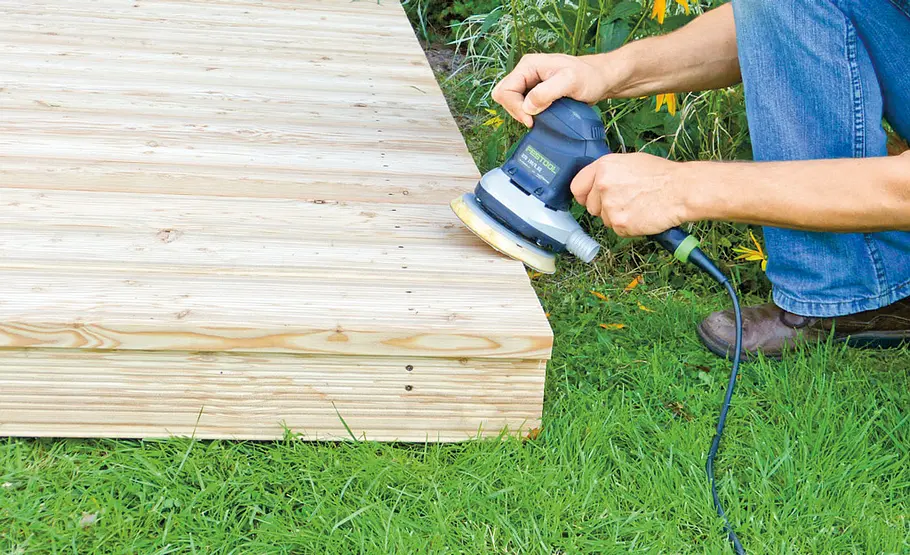 Kleines Sonnendeck selber bauen