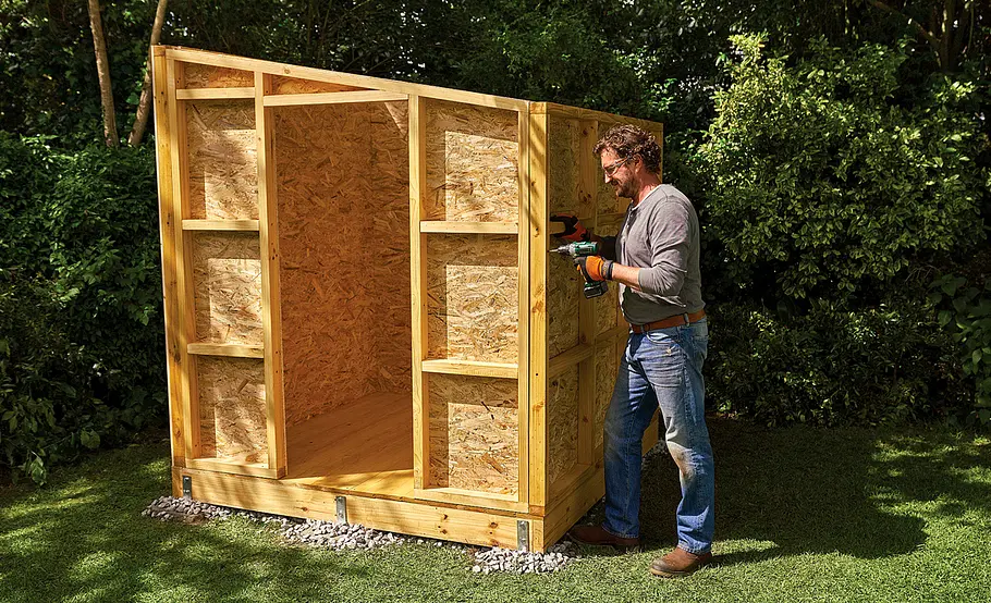 Gartenhaus aus Holz bauen