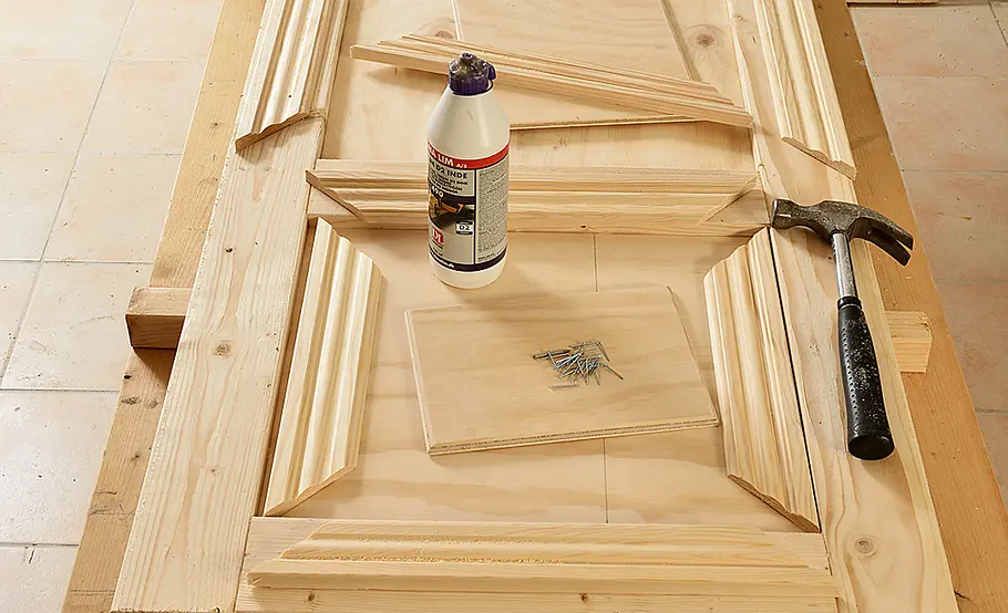 Haustür aus Holz bauen