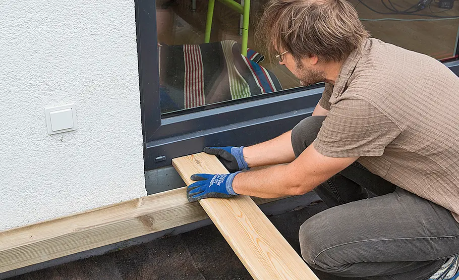 Terrassendielen aus Lärche verlegen
