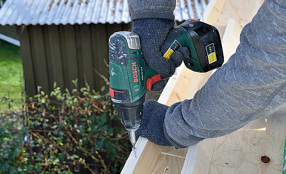 Großzügiges Gartenhaus mit Pultdach selber bauen