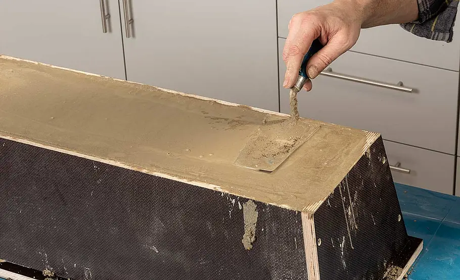Pflanzkasten aus Beton gießen