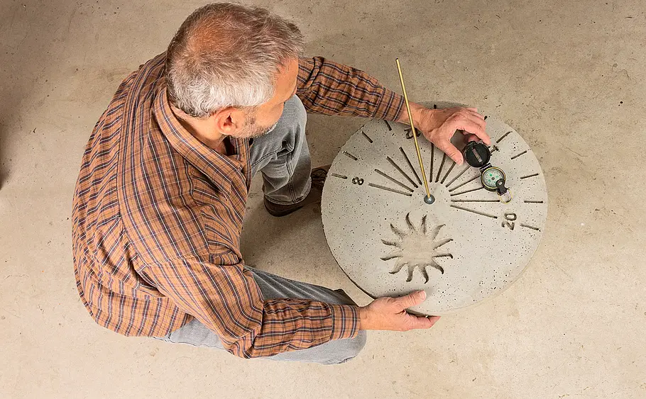 Sonnenuhr selber bauen