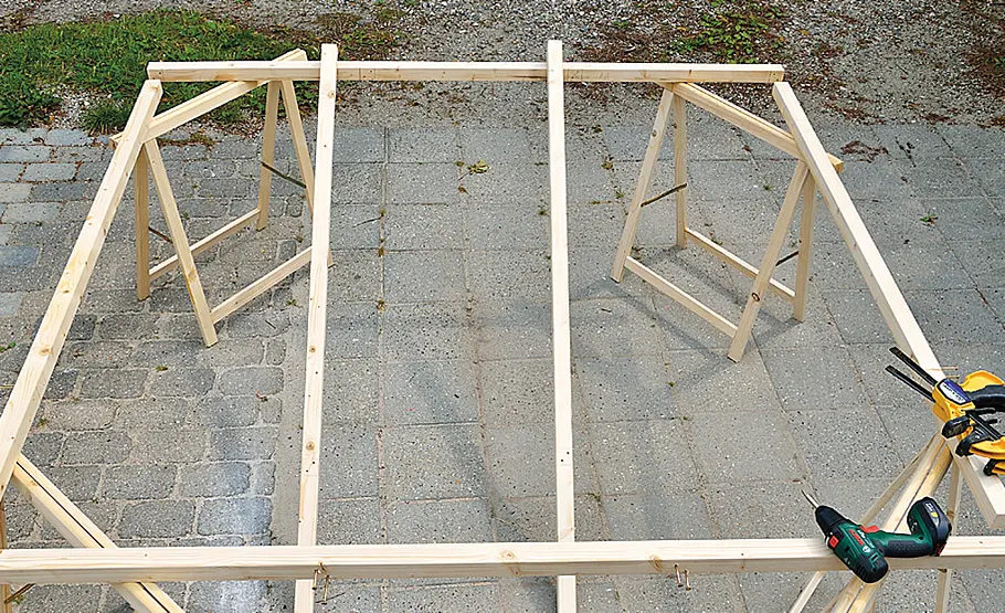 Gewächshaus aus Glas selber bauen