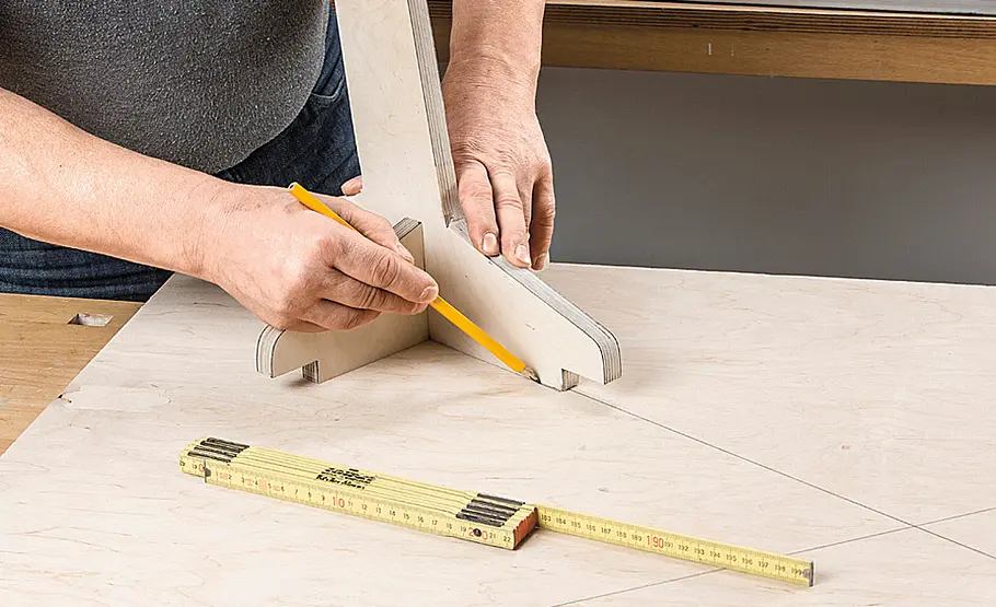 Esstisch zum Stecken selber bauen