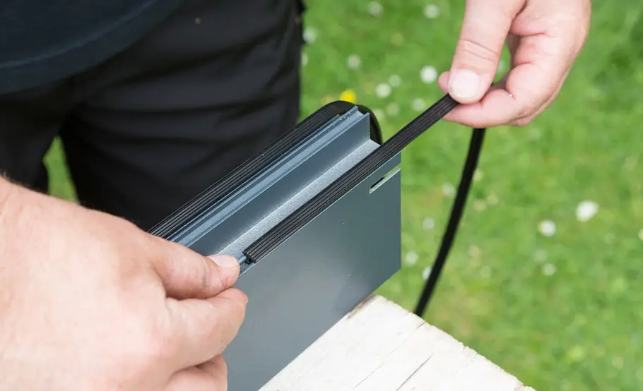 Terrassenüberdachung aus Alu und Glas bauen
