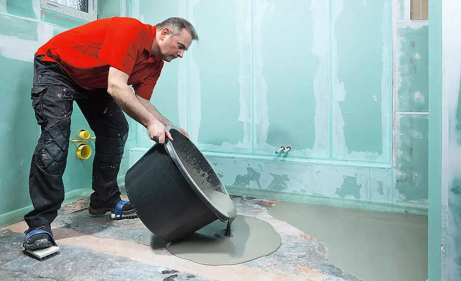 Knauf Ausgleichsmasse verarbeiten