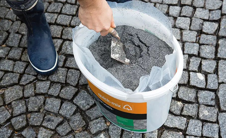 Pflaster wasserdurchlässig verfugen