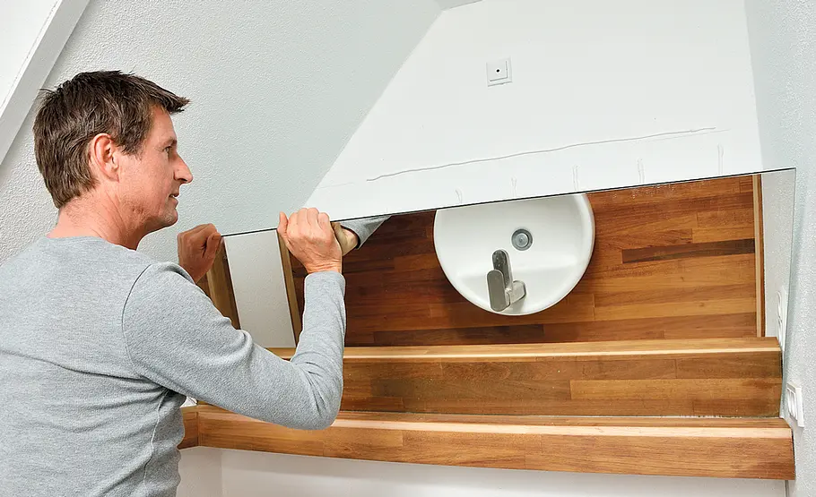 Waschbeckenunterschrank bauen