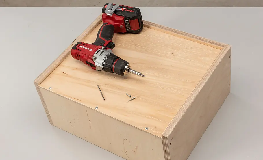 Werkstattschrank mit Maschinenrondell bauen