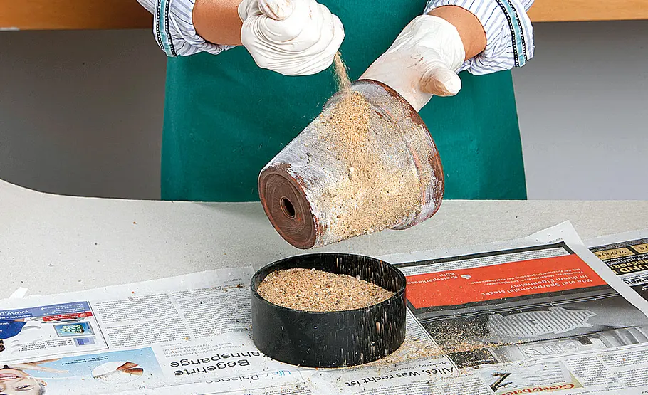 Vintage-Blumentopf selber machen