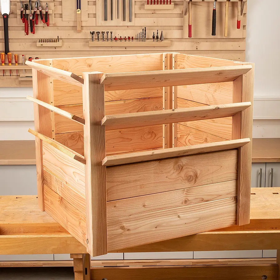 Kleines Hochbeet für den Balkon bauen