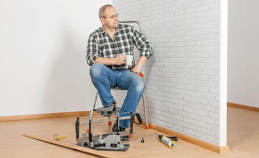 Raumteiler-Trennwand bauen