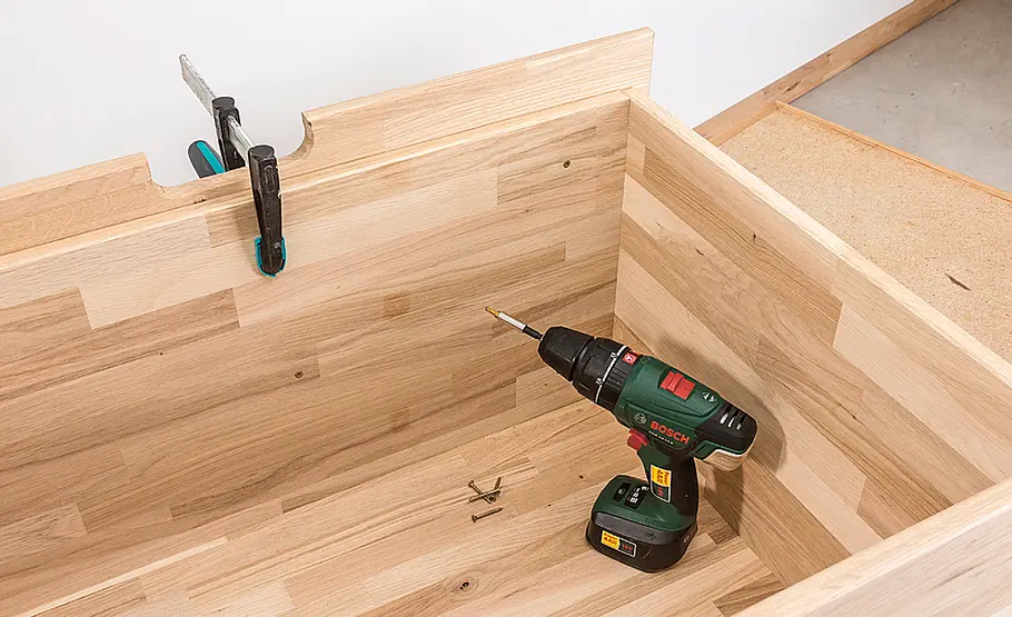 Treppenschrank bauen
