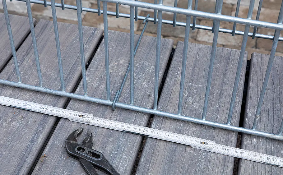 Bank aus Gabionen selbst bauen