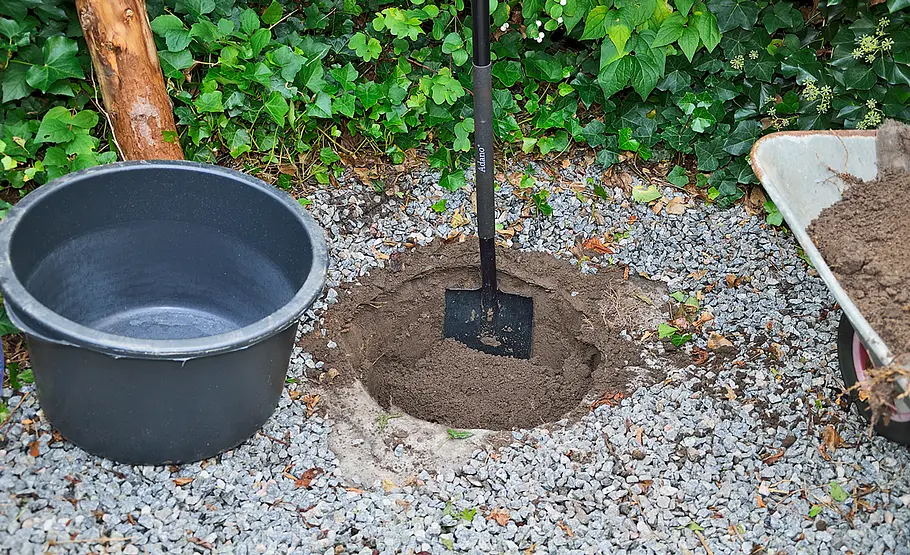 Kaskaden-Wasserspiel bauen