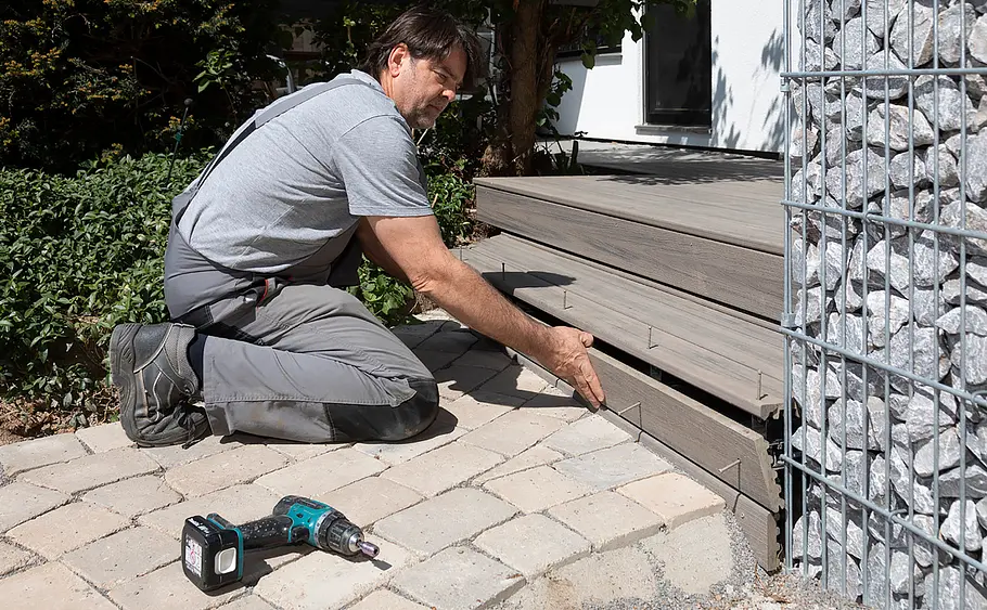 Bank aus Gabionen selbst bauen